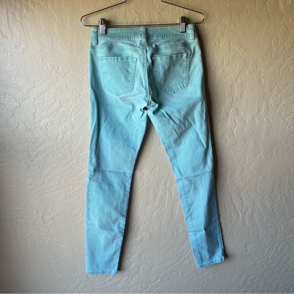 CAbi Jeans Skinny Style 322 Mint Green Size 2 - Picture 3 of 7